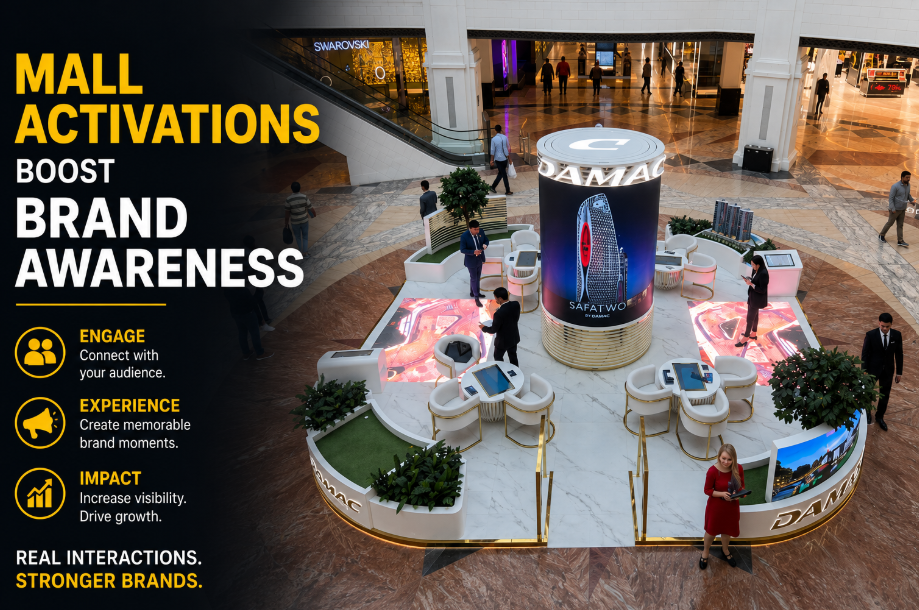 How Shopping Mall Activations Boost Brand Awareness in Dubai | Naam Marketing