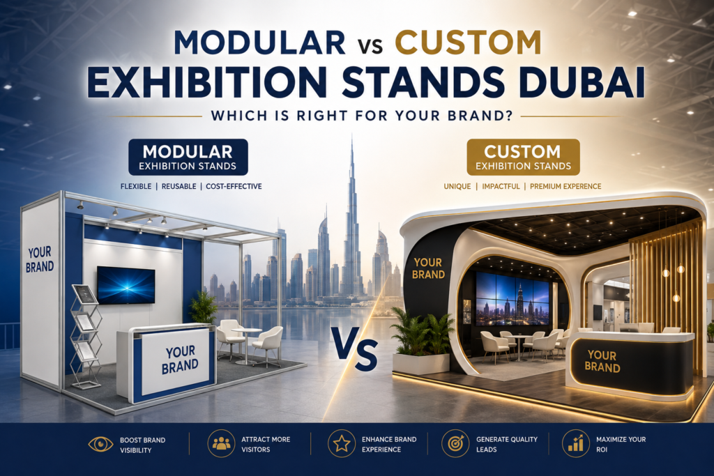 Modular vs Custom Exhibition Stands Dubai